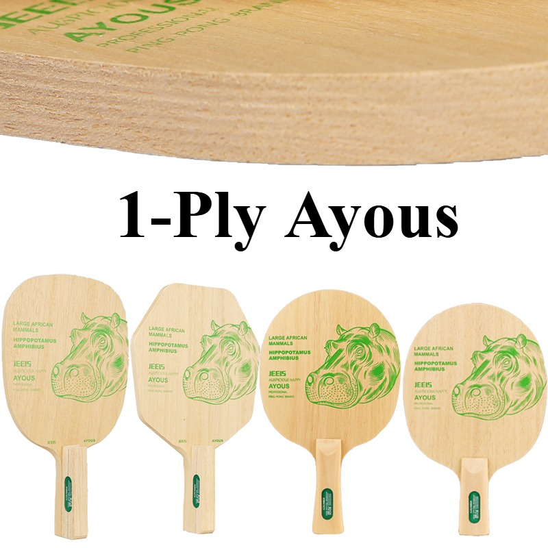 Table Tennis In Japanese - JEELS Green Hippo 1-warstwowa deska do