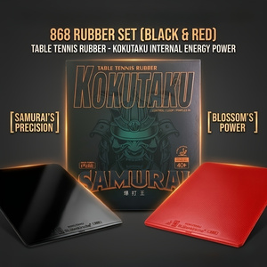 Table Tennis Racket - Zestaw gum Kokutaku Sakura 868, najwyższej