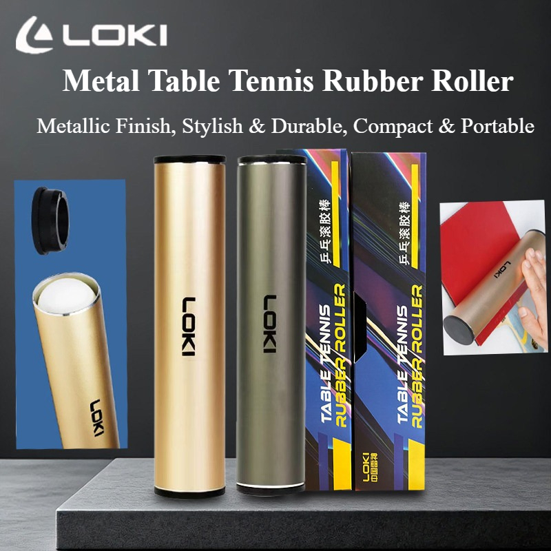 Table Tennis Loki - LOKI Metalowy Pojemnik na Gumki do